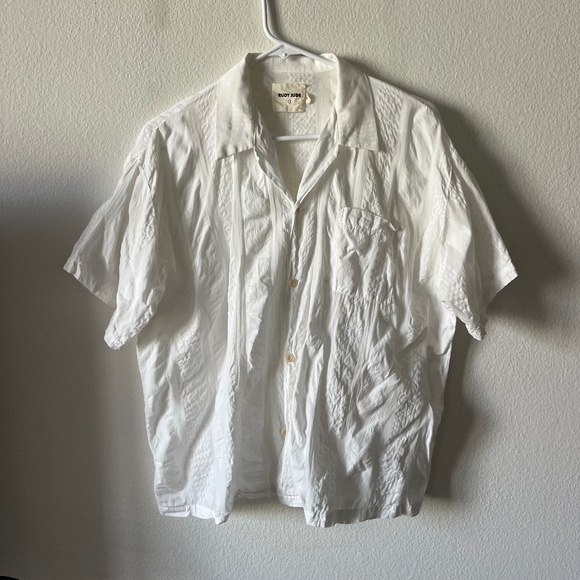 RUDY JUDE Portuguese School Shirt - Salt Stripe size L - Picture 1 of 8